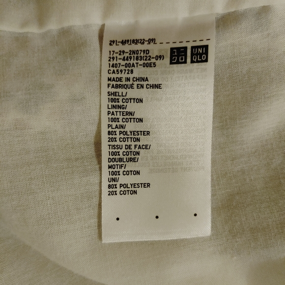 Uniqlo Printed Cotton Short Sleeve Mini Dress - Picture 7 of 10